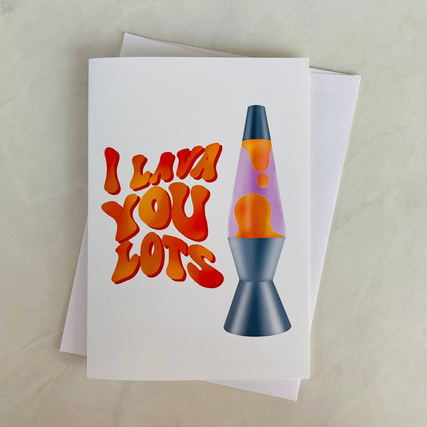 I Lava You Valentine's Anniversary Card