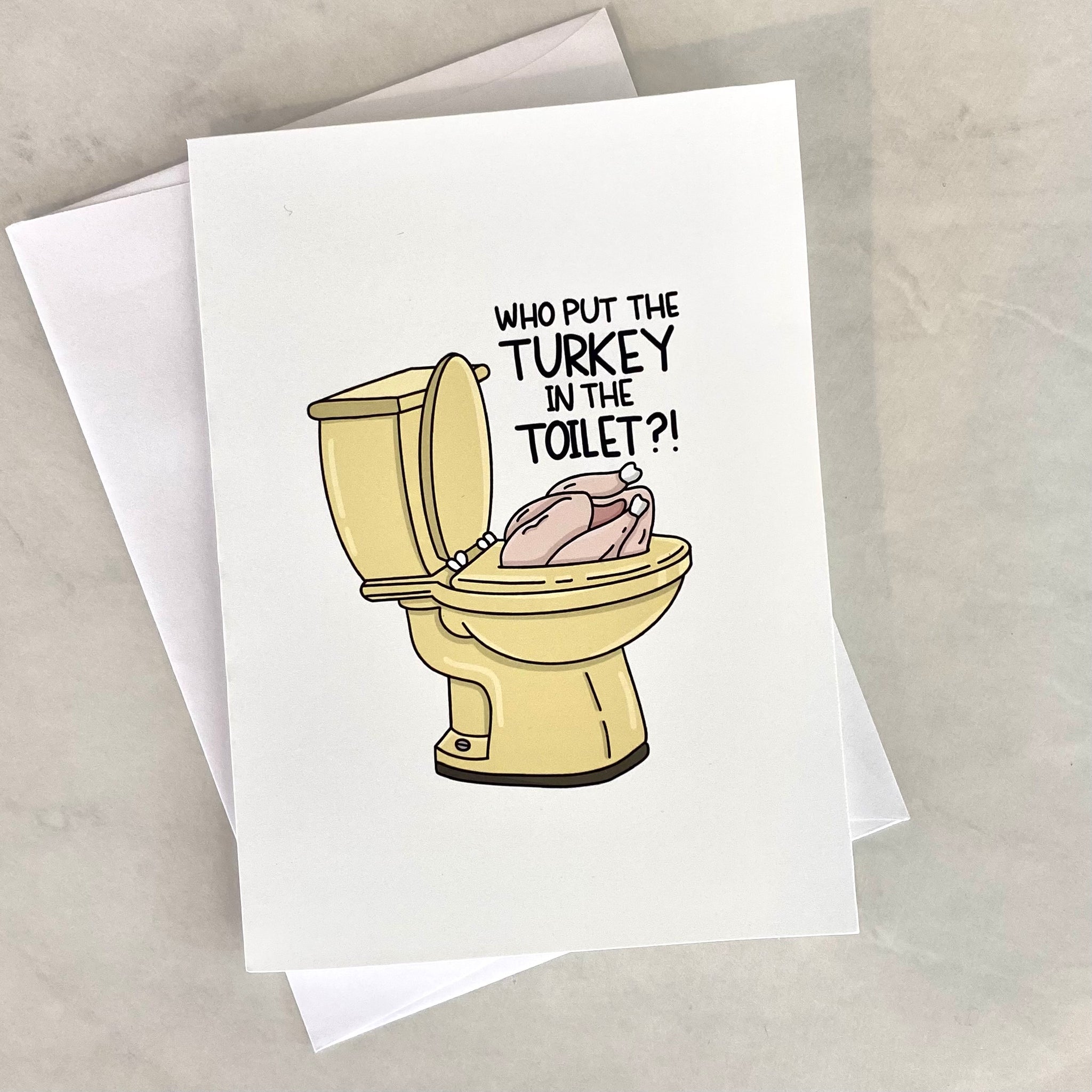 Bob’s Burgers Thanksgiving Card | Toilet Turkey