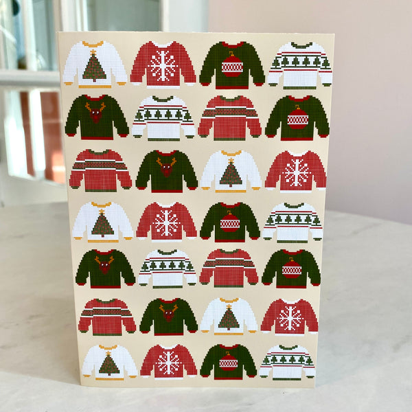 Ugly Christmas Sweater Christmas Card